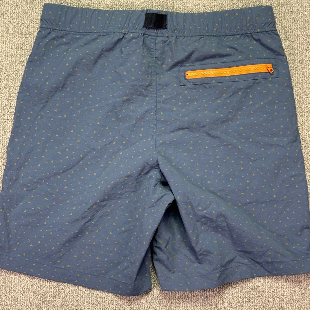 Howler Brothers Horizon Hybrid 2.0 Shorts Mens 34 Blue Triangle Geometric NWOT